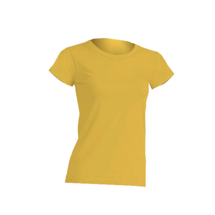 T-shirt donna 100% cotone leggermente sfiancata