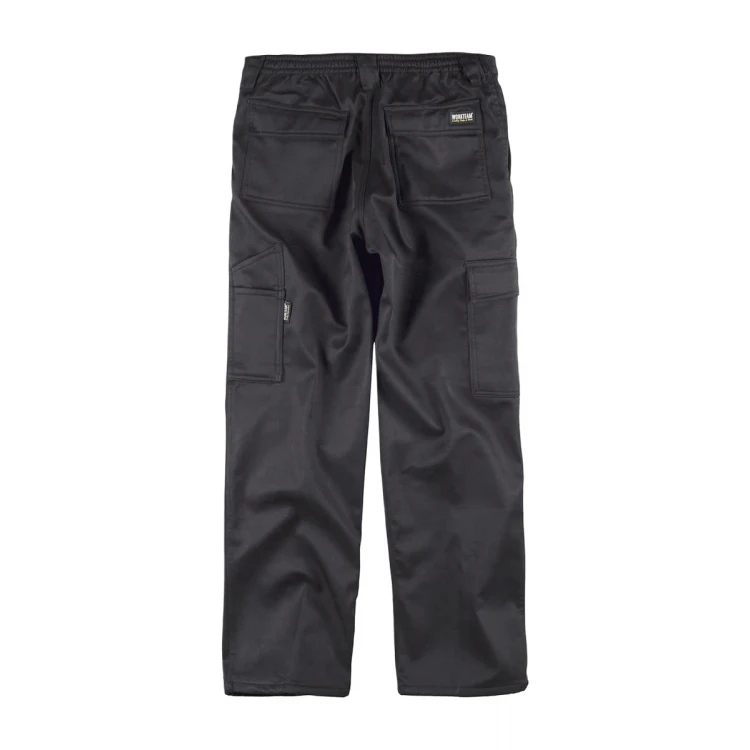 Pantalone da lavoro WORKTEAM con fodera in pile, tasche laterali e tasca porta attrezzi