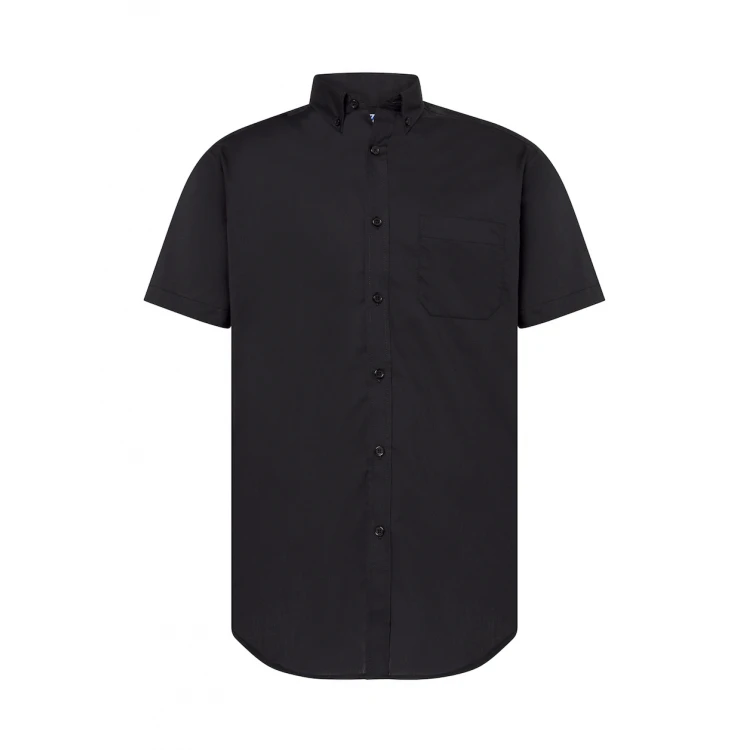 Camicia uomo con manica corta e tasca anteriore