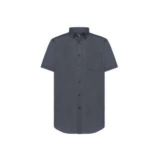 Camicia uomo con manica corta e tasca anteriore