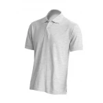 Polo uomo con spacchi laterali e polsini e collo a costine