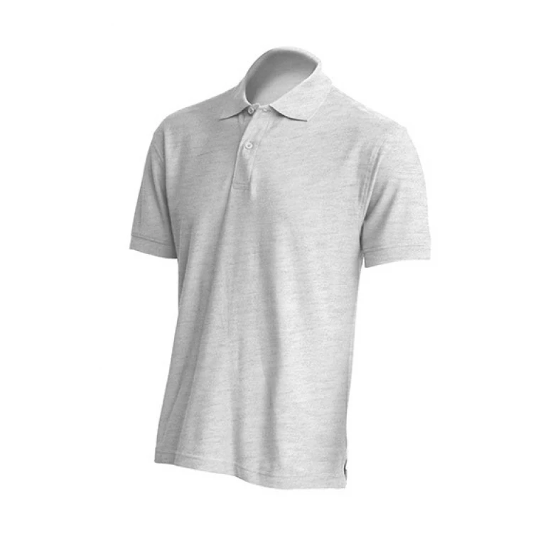 Polo uomo con spacchi laterali e polsini e collo a costine