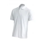 Polo uomo con spacchi laterali e polsini e collo a costine