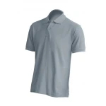 Polo uomo con spacchi laterali e polsini e collo a costine