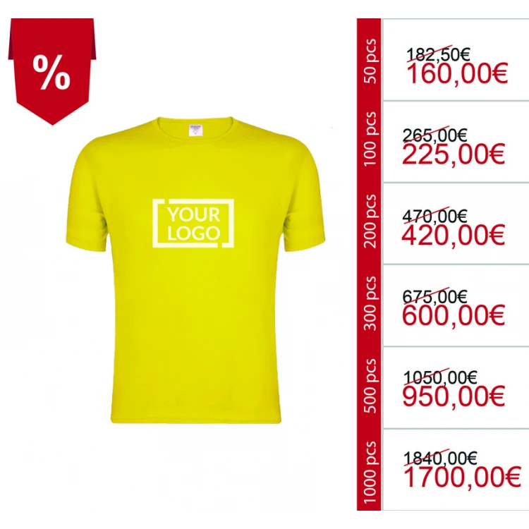 Magliette personalizzate in cotone 100% - Modello KEYA MC130