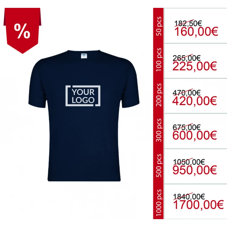 Magliette personalizzate in cotone 100% - Modello KEYA MC130