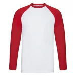  T-shirt FRUIT OF THE LOOM mod. Valueweight long-sleeve baseball 