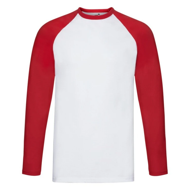  T-shirt FRUIT OF THE LOOM mod. Valueweight long-sleeve baseball 