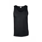 Canotta uomo in cotone preshrunk e bordo in costina