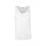 Canotta uomo in cotone preshrunk e bordo in costina