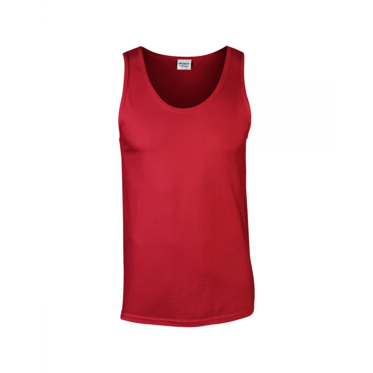 Canotta uomo in cotone preshrunk e bordo in costina