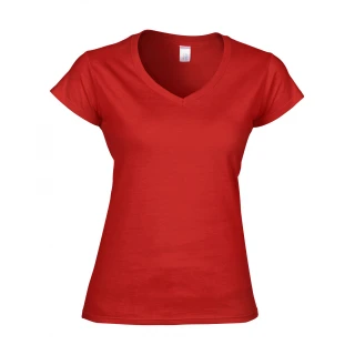 Maglietta da donna GILDAN mod. Soft Style V-neck