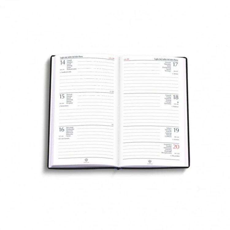 Agenda settimanale tascabile