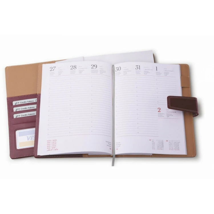 Agenda settimanale in simil pelle