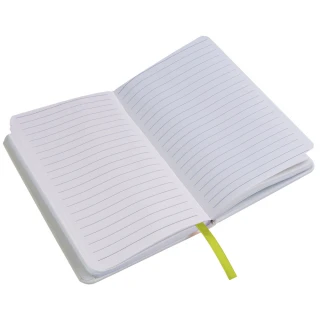 Taccuino per appunti a righe con cordino a contrasto