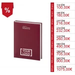 Agenda giornaliera personalizzata con logo (2026)