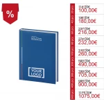 Agenda giornaliera personalizzata con logo (2026)