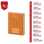 Agenda giornaliera personalizzata con logo (2026)