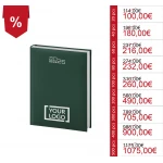 Agenda giornaliera personalizzata con logo (2026)