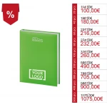 Agenda giornaliera personalizzata con logo (2026)