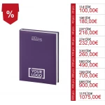 Agenda giornaliera personalizzata con logo (2026)