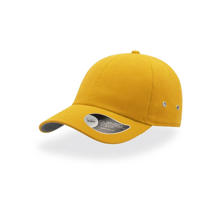 Gorra ATLANTIS de 6 paneles con visera precurvada