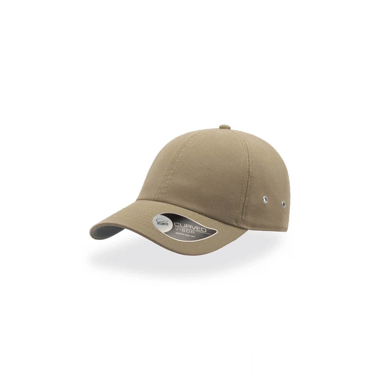 Gorra ATLANTIS de 6 paneles con visera precurvada