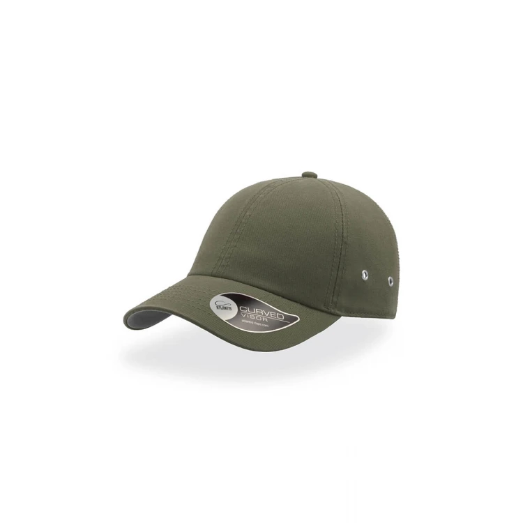 Gorra ATLANTIS de 6 paneles con visera precurvada