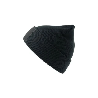 CUFFIA IN MAGLIA CON PATCH SOSTENIBILE