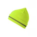 Casquette ATLANTIS mod. Workouts en polyester recyclé avec bande réfléchissante, vue de face