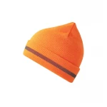 Casquette ATLANTIS mod. Workouts en polyester recyclé avec bande réfléchissante, vue de face