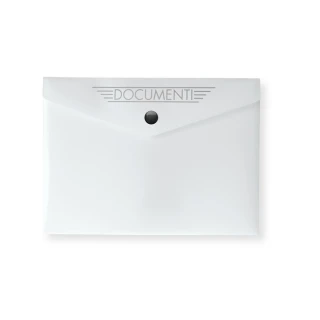 Portadocumenti auto con chiusura a bottone