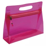 Pochette trasparente con maniglia