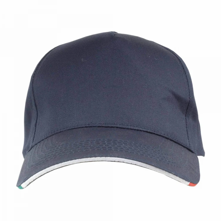 Cappellino con visiera tricolore