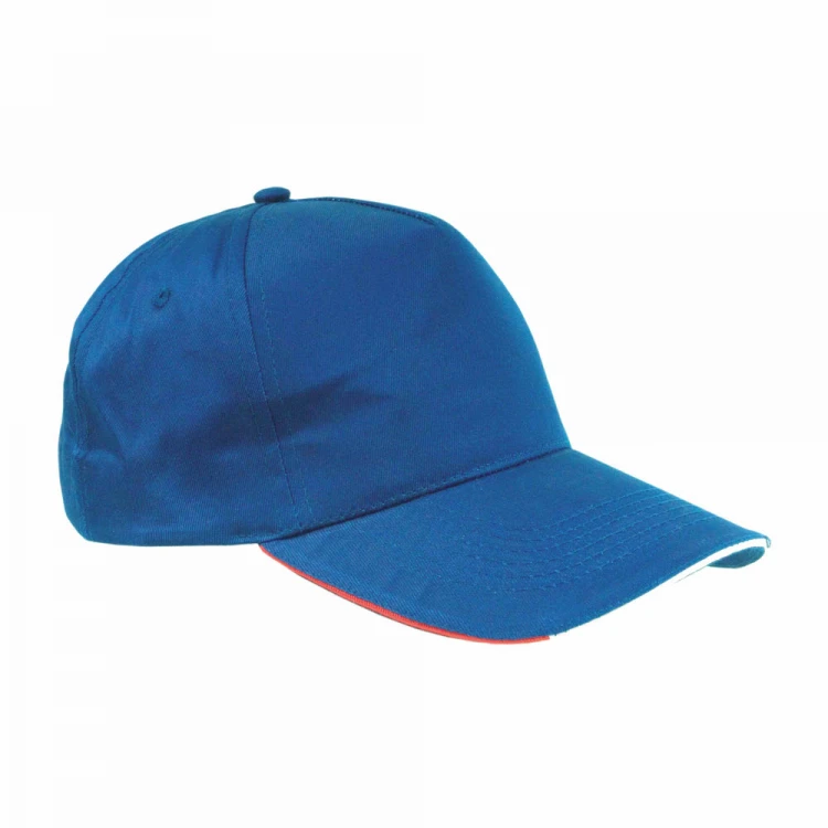 Cappellino con visiera tricolore