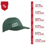 Cappellini personalizzati in cotone con velcro per eventi promozionali