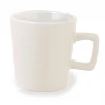 Tazza in ceramica con manico quadrato