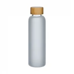 Borraccia in vetro e bambù