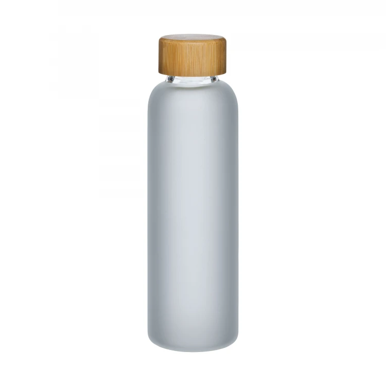 Borraccia in vetro e bambù