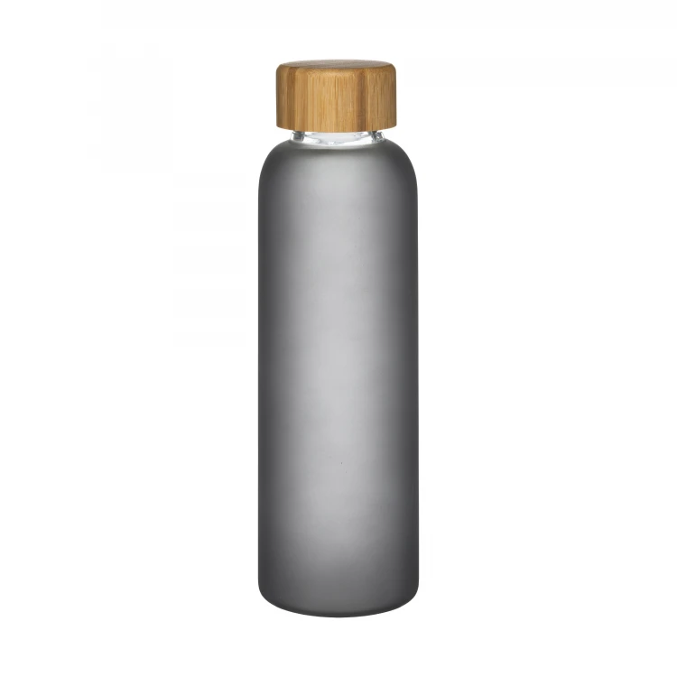 Borraccia in vetro e bambù