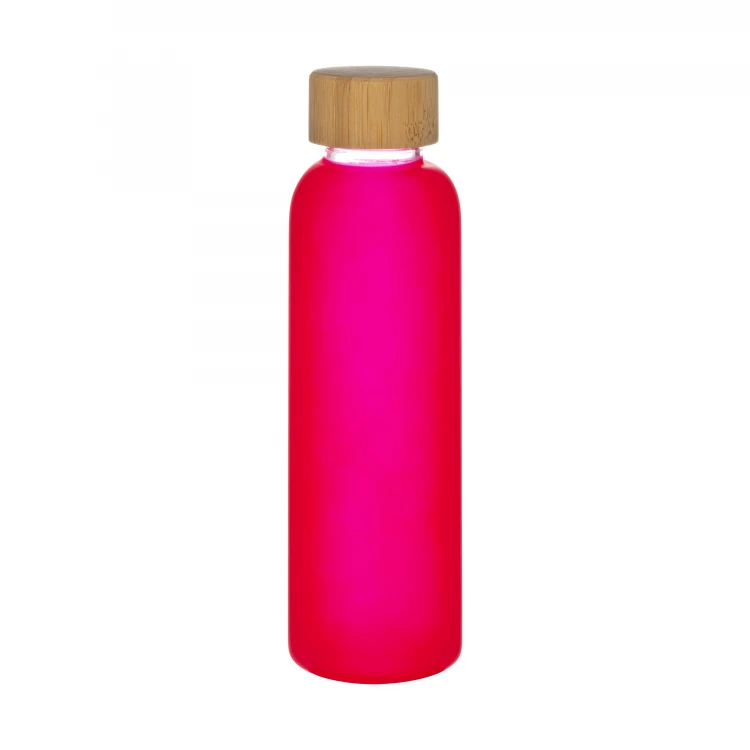 Borraccia in vetro e bambù