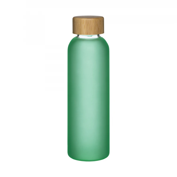 Borraccia in vetro e bambù