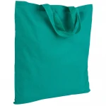 Shopper in cotone colorato manici corti