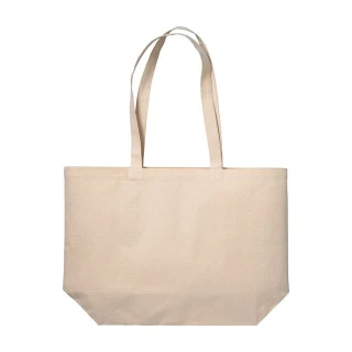 Shopper in canvas con base