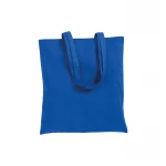 recycled cotton shopper bag with long handles front view