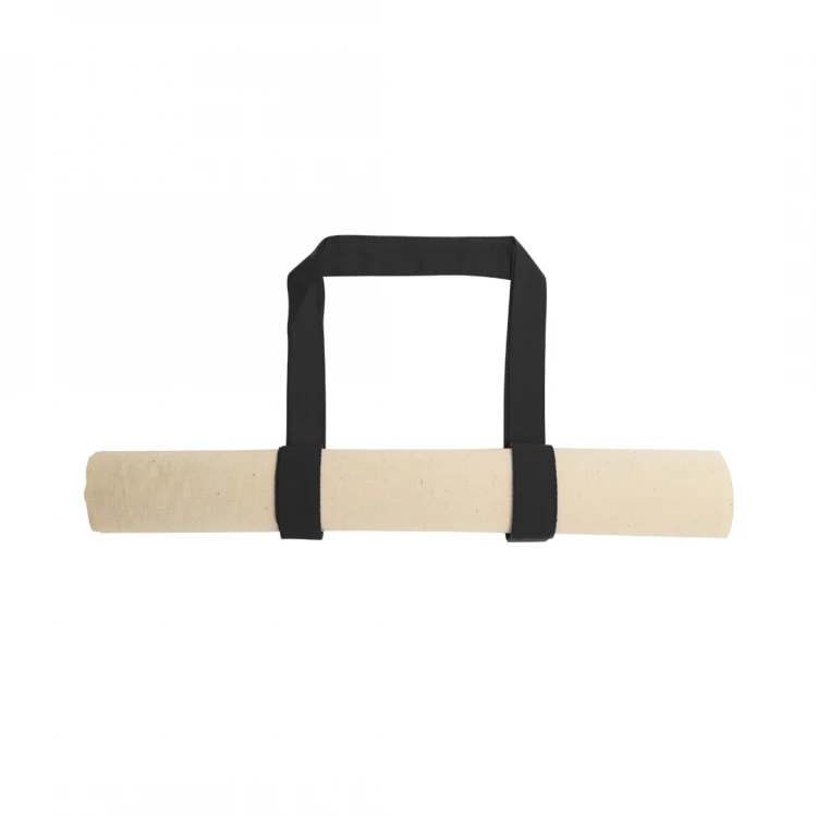 Borsa shopper in cotone con manici colorati