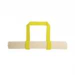 Borsa shopper in cotone con manici colorati