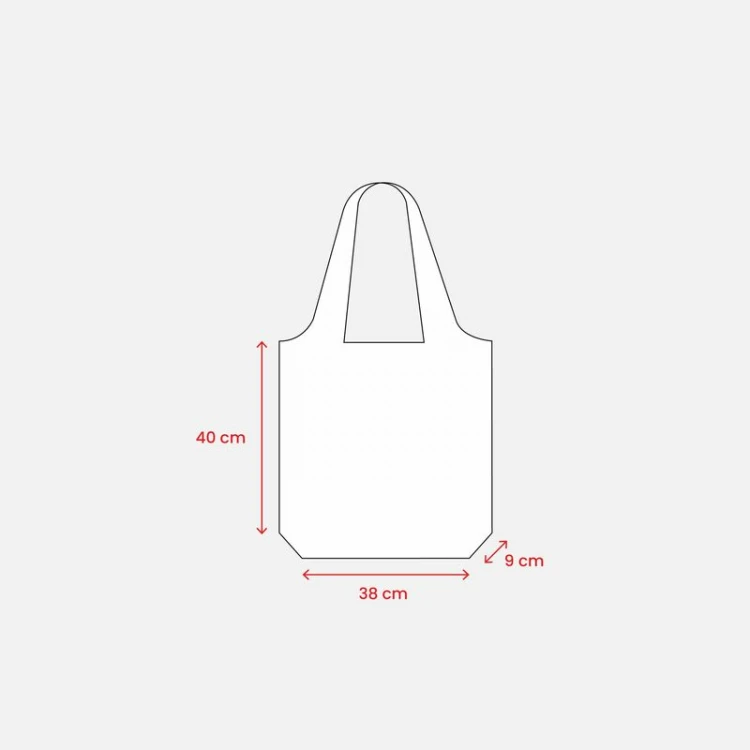 Shopper pieghevole in RPET