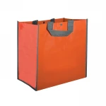 Borsa spesa riutilizzabile con chiusura a bottone, 35x22x34,5