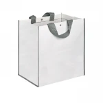 Borsa spesa riutilizzabile con chiusura a bottone, 35x22x34,5